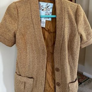 Tabitha size 4 Anthropologie tweed jacket